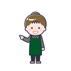 カフェ店員／女性 16