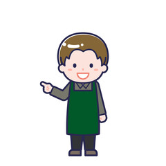 カフェ店員／男性 16