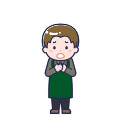 カフェ店員／男性 29