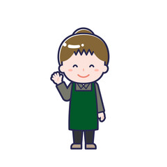 カフェ店員／女性 10