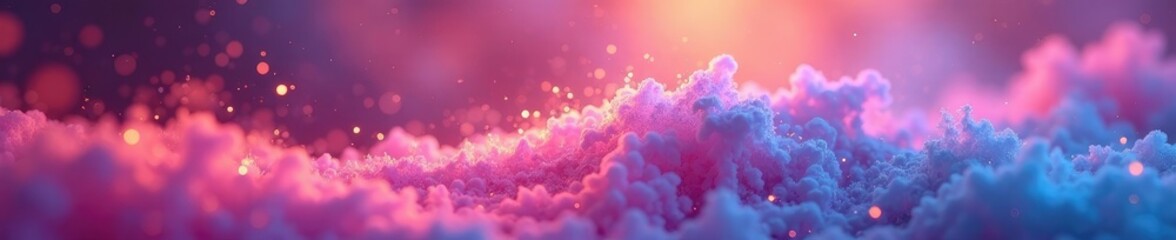 Gossamer wisps of vapor dance across the surface, surface, gentle