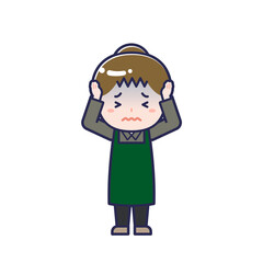 カフェ店員／女性 26