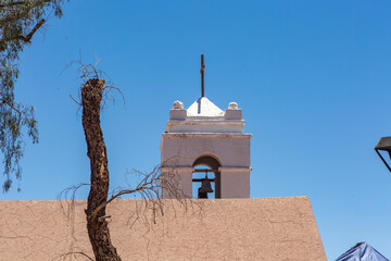 bell tower of the church