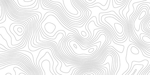 Abstract topography contour map line and modern wavy map line design, digital print terrain lines texture vector white background. 