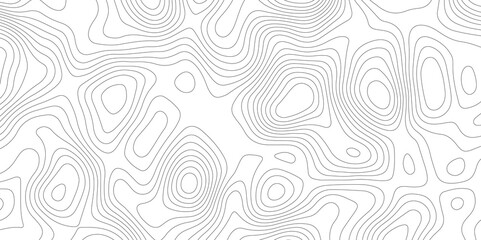Obraz premium Abstract topography contour map line and modern wavy map line design, digital print terrain lines texture vector white background. 