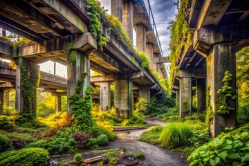 Urban Exploration:  Chudnite Mostove -  Decaying Beauty of Abandoned Bridges,  Intriguing Architectural Details