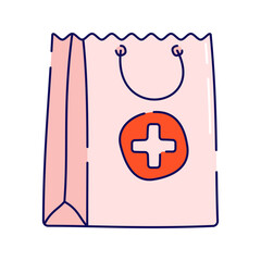 Medical Bag. A small bag for carrying first aid or hygiene items.