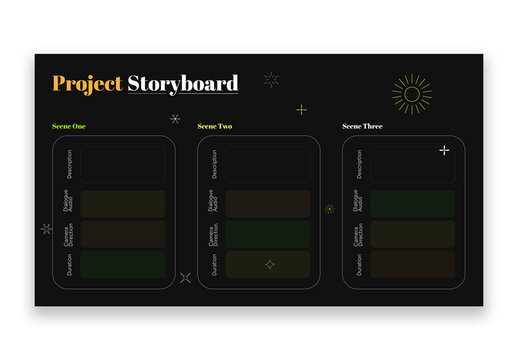 Project Storyboard Layout