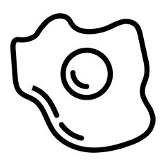 yolk Line Icon