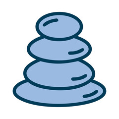 Mindfulness Meditation stacked stones icon