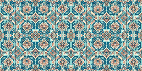 abstract seamless pattern tribal