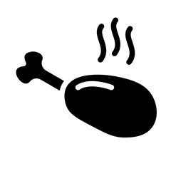 Obraz premium chicken Solid icon