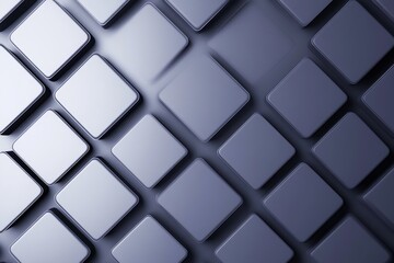 Fototapeta premium Abstract Metallic Diamond Pattern Soft Light. AI Generated