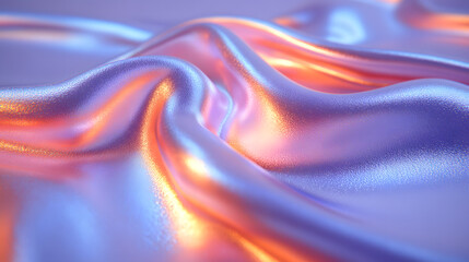 Obraz premium Soft fabric showcases vibrant colors and intricate folds in gentle light, creating a captivating effect