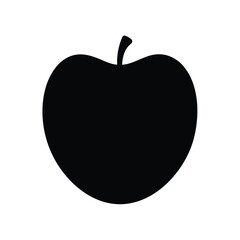 Mountain Apple Silhouette Vector | Black and White Mountain Apple Fruit Illustration