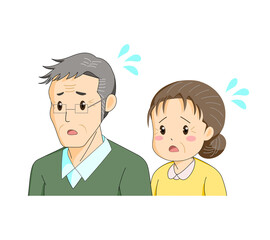 老夫婦　困る　不安になる
