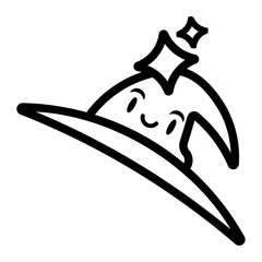 magician Line Icon