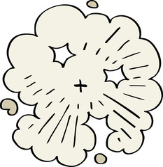 hand drawn cartoon decoration top view of tree illustration.