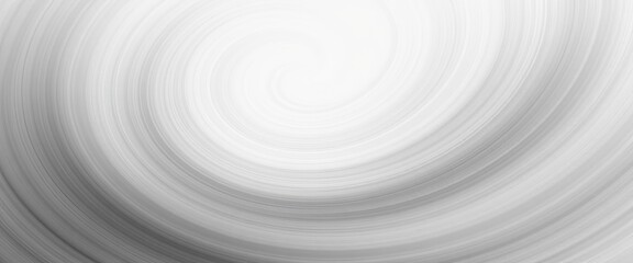 Obraz premium Mesmerizing Abstract White and Gray Background with Swirling Vortex Circles. A white and gray abstract background with a spiral design.