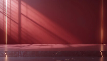 A rich burgundy background with a delicate glow of ambient lighting, subtle texture, and soft shadows.