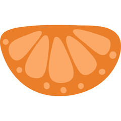 Citrus Burst: A juicy citrus wedge, bursting with vibrant color and freshness, offering a visually appealing and refreshing treat.