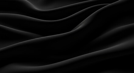 Obraz premium Abstract dark wave pattern with smooth curves and textured surface
