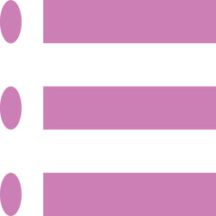 List icon logo design 