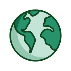 Eco friendly Earth icon