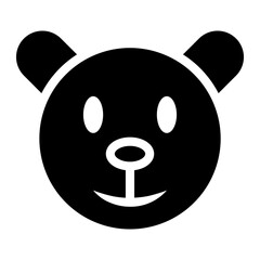 teddy bear Solid icon