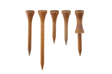 pin golf isolated on white background with clipping path.