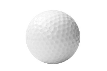 golf ball isolated on white background with clipping path.
