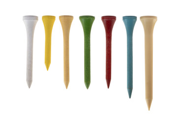 pin golf isolated on white background with clipping path.