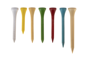 pin golf isolated on white background with clipping path.