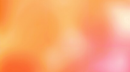 Orange, yellow and pink gradient blurred background for banner or cover design 