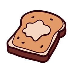 Toast with butter