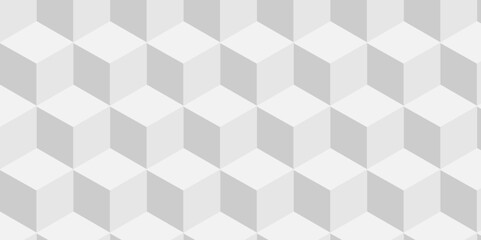 Abstract square white cubic square shape backdrop texture. cube geometric wall and floor vector diamond hexagon triangle wallpaper background.	