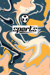 Trendy Sports Jersey Collection Custom Design Soccer Basketball Football Esports Futuristic Fashionable Vibrant Color Bold Pattern