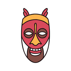 Germany mask with traditional