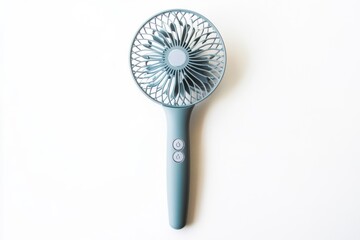 A stylish handheld fan designed for comfort and portability. Perfect for hot days at home or outdoors. Stay cool wherever you go. Generative AI.