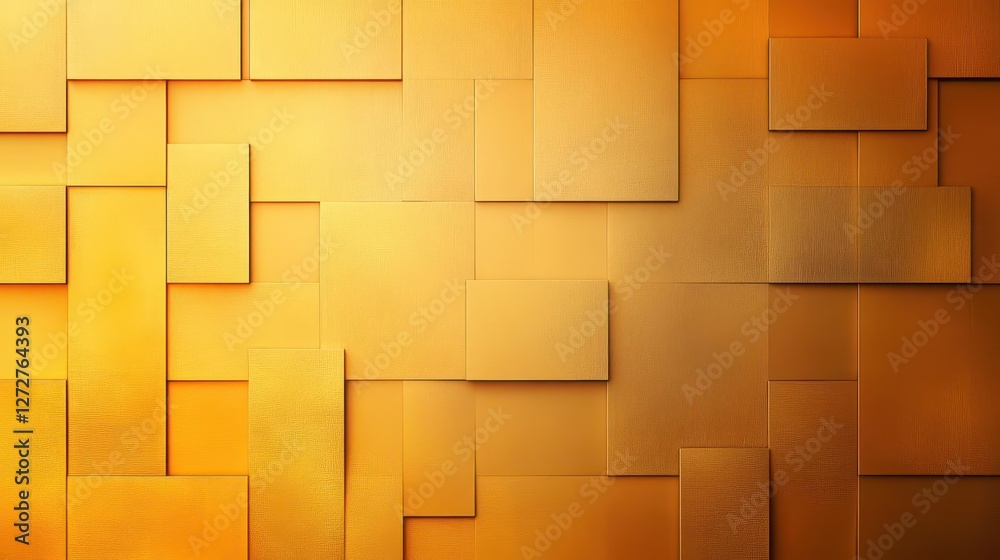 Poster abstract golden geometric texture background with metallic shine and decorative style