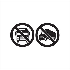 no car signs