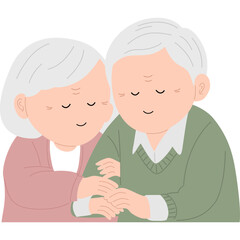 Hand drawn couple hug illustration