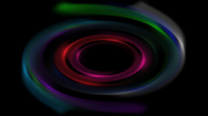 Abstract, swirling design in various shades of vibrant colors.