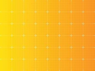 square grid background with empty space on Gradient yellow backdrop. Design of square graph paper, school math sheet, grid paper sheet, notebook pattern, architectural graph paper