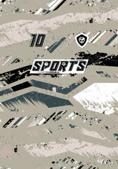 Professional Jersey Design High Resolution Vector Graphics Soccer Basketball Football Esports Abstract Geometric Minimalist Style