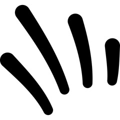 Hand drawn exclamation mark cartoon