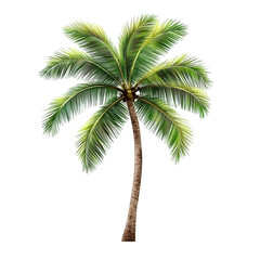 Lush Green Palm Tree Tropical Paradise Vacation Nature Beauty