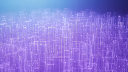 Obraz premium Abstract Cityscape Wireframe Design Visual Representation of Urban Landscape and Infrastructure.