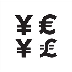 japanese yen currency symbols