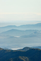  Morning Mist and Viewpoint with Layers of Mountains